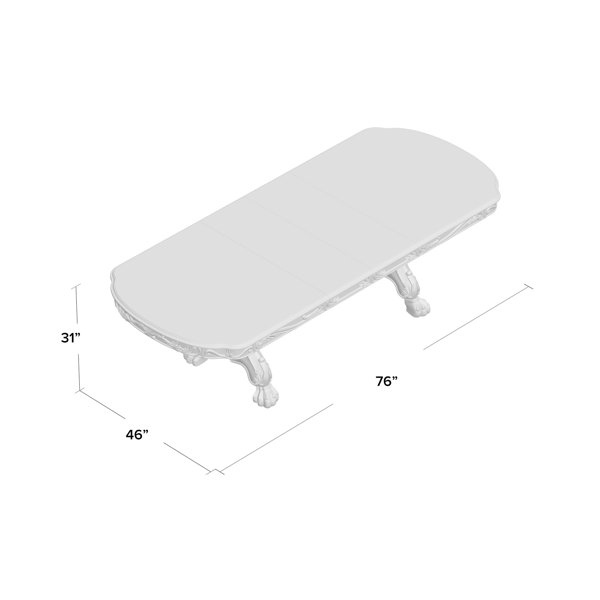 Astoria Grand Welliver Traditional Extendable Dining Table & Reviews